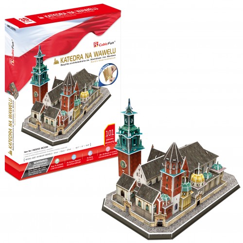 3D puzzle: Waweli székesegyház CubicFun 3D híres épület makettek